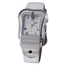 Fendi B.Fendi White Strap Chronograph Mother-of-Pearl Dial #F391144