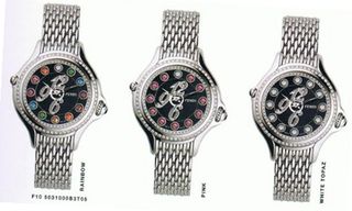 Fendi 'Crazy Carats' Thirty-Six Pavé Diamond Markers Black Diamond Dial And Diamond Bezel F105031000B3T05