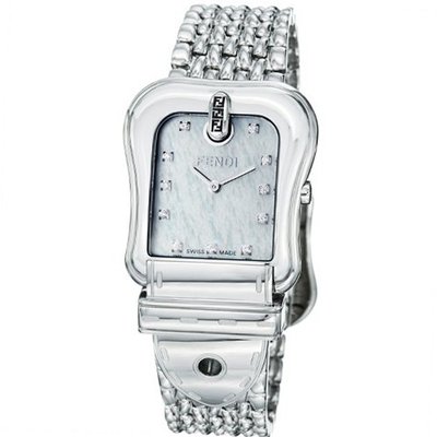 Fendi F386140D B. Fendi Polished Stainless Steel Bracelet