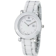 Fendi F642140 Ladies Round White Dial Ceramic