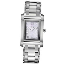 Fendi Loop Medium Square Diamond MOP Dial and Bracelet Quartz - F775340D