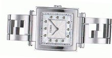 FENDI Quadro Collection MOP Diamond Dial  Steel WATCH F605034000b0