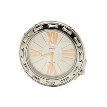 Fendi Selleria F81336H Silver Stainless Steel Round Analog