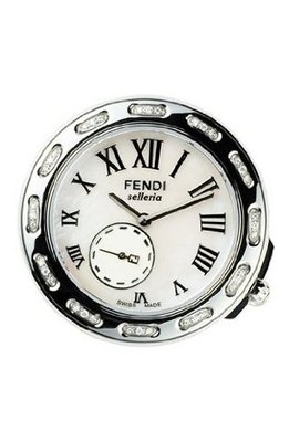 Fendi Selleria Ladies F81034DCH Diamond Mother of Pearl Dial