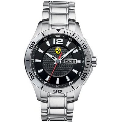 Ferrari 0830094 Stainless Steel Black Dial