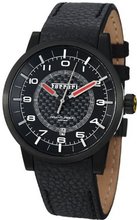 Ferrari Carbon Fiber Dial Black Leather Automatic FE-12-IPB-CP-BK