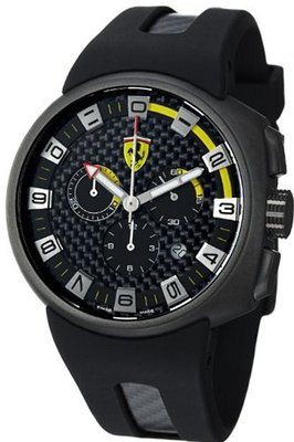 Ferrari F1 Fast Lap Carbon Fiber Dial Chronograph FE-10-IPGUN-CG-FC-FC