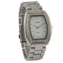 Ferretti FT11402 - Dress - Silver Bracelet with Cubic Zirconia Tonneau Dial