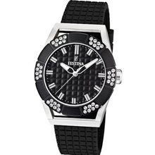 Festina Dream F16563/3 Black Rubber Quartz with Black Dial