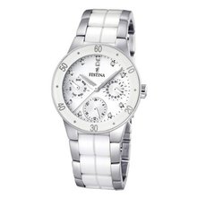 Festina F16530/3 White Ceramic Quartz with White Dial