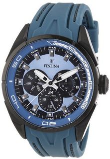 Festina F16610/3 Blue Rubber Quartz with Blue Dial