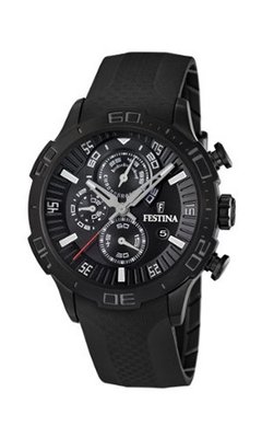 Festina La Vuelta F16567/8 Black Rubber Quartz with Black Dial
