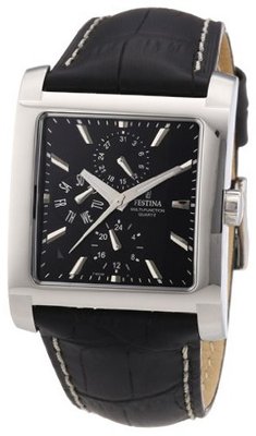 Festina Multifunction - Leather Band - Square Case - F16235/I