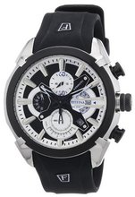 Festina Quartz with Black Dial Chronograph Display and Black Rubber Strap F6819/4