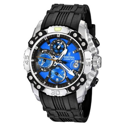 Festina Tour de France F16543/5 Black Rubber Quartz with Blue Dial