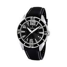 Festina Unisex F16492/6 Black Rubber Quartz with Black Dial