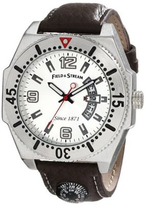 Field & Stream FSM026 Compass Brown Leather Strap