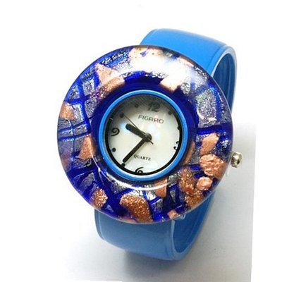 Figaro Blue Murano Bangle