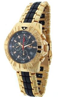 Fila Mastertime Rose-gold Chronograph Black Dial #FA0794-91