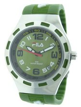 Fila Primavera Unisex Olive Green Rubber Stainless Steel #FA0749-85