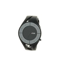 Fila Unisex Black Dial FL38011004 with PU Strap