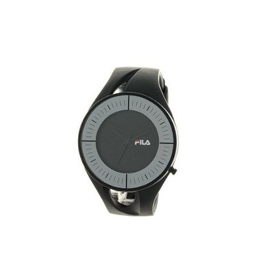 Fila Unisex Black Dial FL38011004 with PU Strap