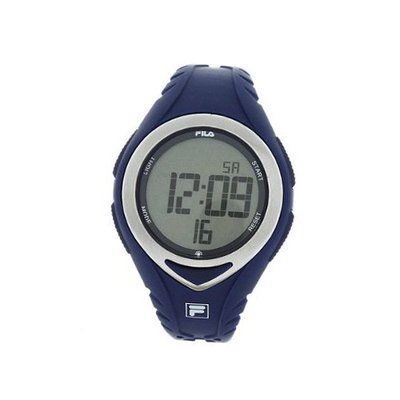 Fila Unisex LCD Dial FL38024004 with Blue PU Strap