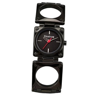 Firetrap Ladies Analogue Black Dial & Black Brass Bracelet Strap FT1049B