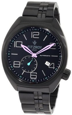 Fitzroy F-S-K3S3 Black Original Black Steel Automatic Steel Bracelet