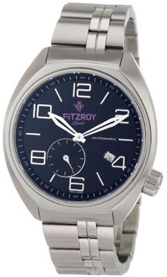 Fitzroy F-S-S4S1 Black Original Steel Automatic Steel Bracelet