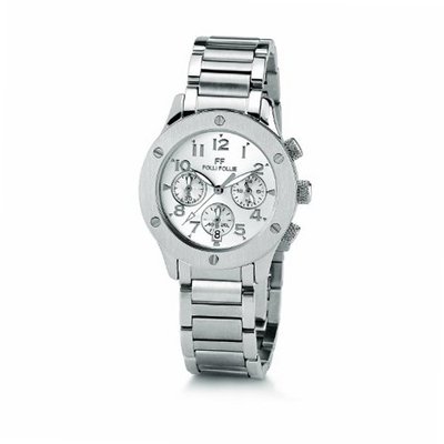 Folli Follie Silver Stainless Quartz White Dial - WT6T042BES