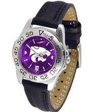 NCAA Kansas State Wildcats Ladies Sport Leather AnoChrome