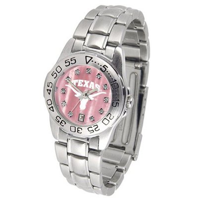 NCAA Texas Longhorns Ladies Mother of Pearl Sport Metal