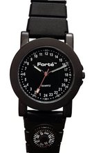 Forté 24 Hour quartz black Dial 1039M24-KK12T