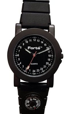 Forté 24 Hour quartz black Dial 1039M24-KK12T