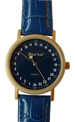 Forté 24 Hour quartz blue Dial 1003B24-GB12T