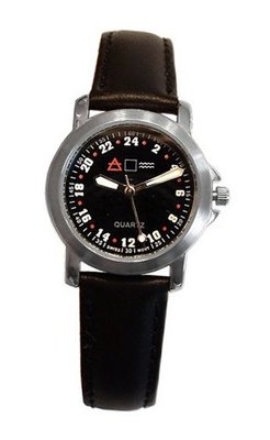 Forté Military Time quartz black Dial 24LBLKL3