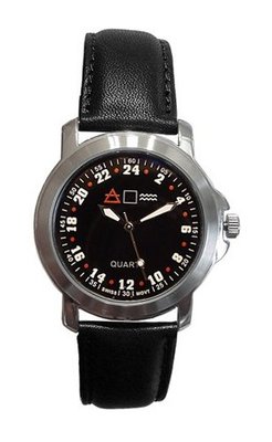 Forté Military Time quartz black Dial 24MBLKL3
