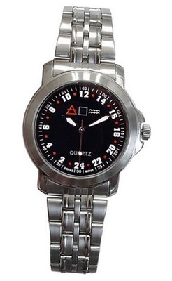 Forté Military Time quartz black Dial 24MBLKM3-12T