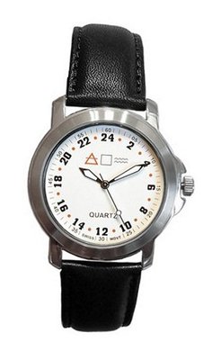 Forté Military Time quartz white Dial 24MWHTL3