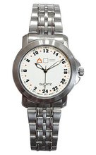 Forté Military Time quartz white Dial 24MWHTM3-12T