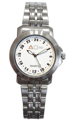 Forté Military Time quartz white Dial 24MWHTM3