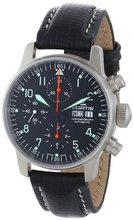 Fortis 597.11.11L Flieger Automatic Chronograph Black Dial