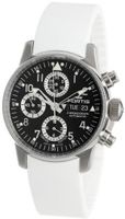 Fortis 597.20.71 SI.02 Flieger Black Automatic Chronograph Rubber