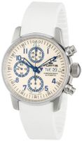 Fortis 597.20.92 SI.02 Flieger White Automatic Chronograph Rubber