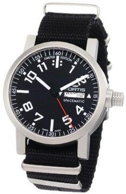 Fortis 623.22.41 N.01 Spacematic Automatic Day and Date Nylon Strap