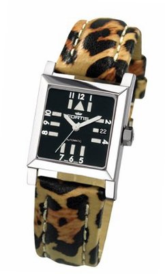 Fortis 629.20.71 L.41 Square SL Automatic Square Black Dial Date