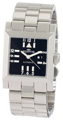 Fortis 629.20.71 M Square SL Automatic Date Stainless Steel Band