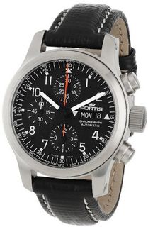 Fortis 635.10.11 L.01 B-42 Pilot Professional Swiss Automatic Chronograph Tachymeter Day Date