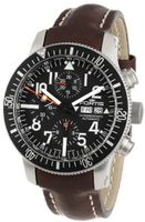 Fortis 638.10.41 L.16 B-42 Official Cosmonauts Brown Automatic Chronograph Date Leather